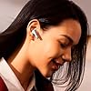 XIAOMI Redmi Buds 6 Pro, True-to-Life Audio, Hi-Res Audio with coaxial Dual Drivers, LDAC, Up to 55dB Active Noise Cancellation, Compatible with Android iPhone and Bluetooth Device (Glacier White)