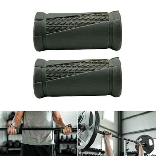 Angled Barbell Grips - Ergonomic N-Gage Grips for Anti-Slip Performance, Reduces Joint Pressure, Angled Barbell Grip for Bench Press, Biceps, Triceps, and Forearm Arm Training (2)