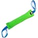 K9 Dog Bite Tug Toy with 2 Strong Handles - Made of Durable & Tear-Resistant French Linen - Perfect for Tug of War, Fetch & Puppy Training - Ideal for Medium to Large Dogs - Firmly Stitched Pull Toy