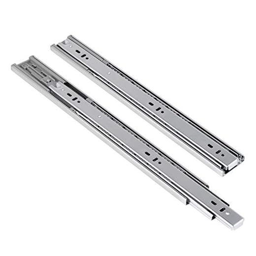 6 Pair 18" Full Extension Soft/Self Close Ball Bearing Side Mount Drawer Slides, Heavy Duty 18-Inch 100Lb Load Rating, 100 lb.Capacity with Mounting Screws
