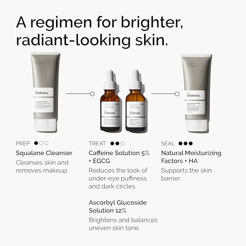 The Ordinary ORIGINAL Caffeine Solution 5% + EGCG | 30 ml. | Lösung für Augenringe und geschwollene Augen