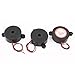 Aexit DC 3-24V Security & Surveillance Industrial Discontinuous Sound Electronic Buzzer Horns & Sirens 3Pcs Black