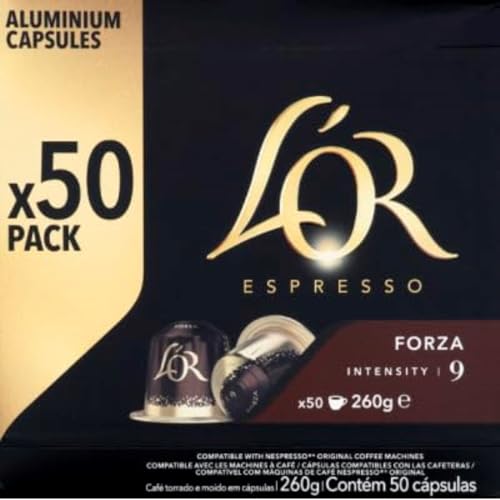 LOR Capsule espresso forza intensite 9 pour les amateurs de café fort en Ethiopie - À la maison et au bureau - Connaisse