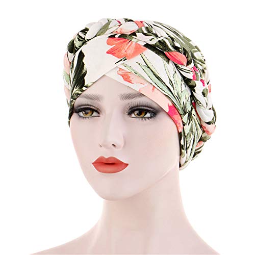 image for Antjoint Chemo Cancer Head Hat Cap Ethnic Bohemia Pre-Tied Twisted Bra