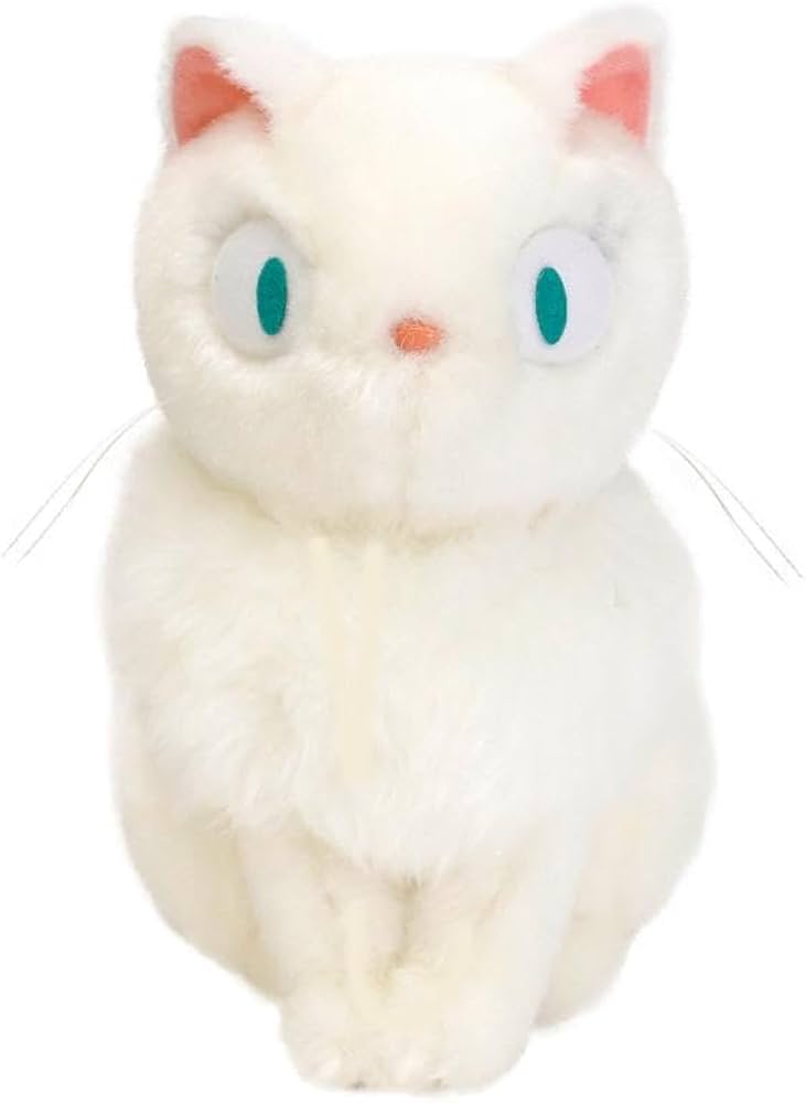 Amazon.co.jp: サン・アロー スタジオジブリ 白猫 リリー ぬいぐるみ