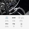 Innergie 30D 30W USB-C QC3.0 Car Charger and USB C to Lightning Cable Apple 3A Fast Charging