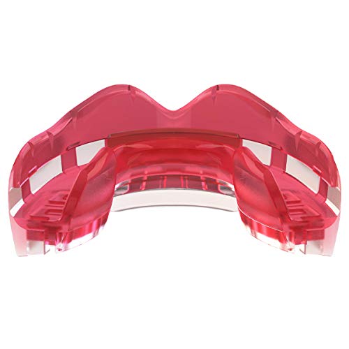 Safejawz Mouthguard For Braces, One Size Re-Mouldable Mouth Guard With Case For Boxing, Basketball, Football, Mma, Lacrosse, Hockey And All Contact Sports (Ice Pink) #TOP3