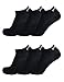 Produktbild FILA® 6 Paar Socken Quarter Sneakers Unisex, 35-46 Trainer Socks, Einfarbig (43-46 (9-11 UK), Schwarz)