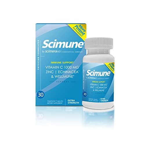 Scimeramd® Scimune Immune Support Supplement With Zinc, Quercetin, Echinacea, And Wellmune® Beta Glucan, 30 Ct #TOP1