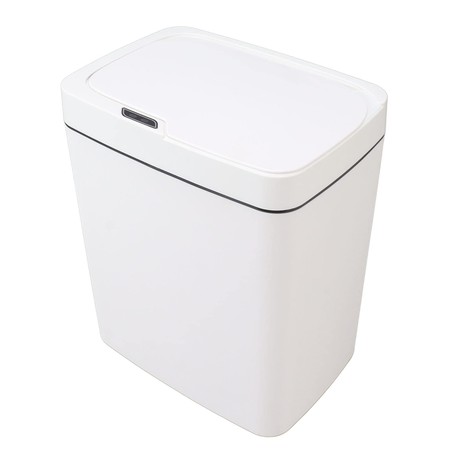 Cubo de Basura Automático con Sensor de Movimiento de 18 L, Cubo de Basura Inteligente con Tapa, Cubo de Basura Pequeño de Plástico, Cubo de Basura Automático para Baño, Dormitorio