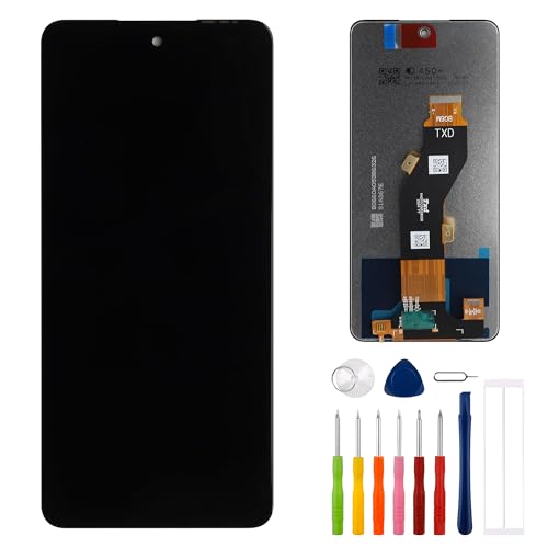 Écran tactile LCD de rechange ZTE Blade V60 Vita Z2350 haute fidélité 6,6" noir complet