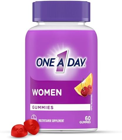 One A Day Women's Multivitamin Gummies - Daily Gummy Vitamins For Women With Vitamins A, C, D And Zinc To Support Immune Function, Biotin For Healthy Hair, Skin And Nails, And More, 60 Gummies