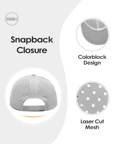 Image of Zylioo Oversize XXL Baseball Mesh Cap,Extra Large Laser Cut Cap,L M S Trucker Hat,Quick Dry Summer Cooling Golf Cap