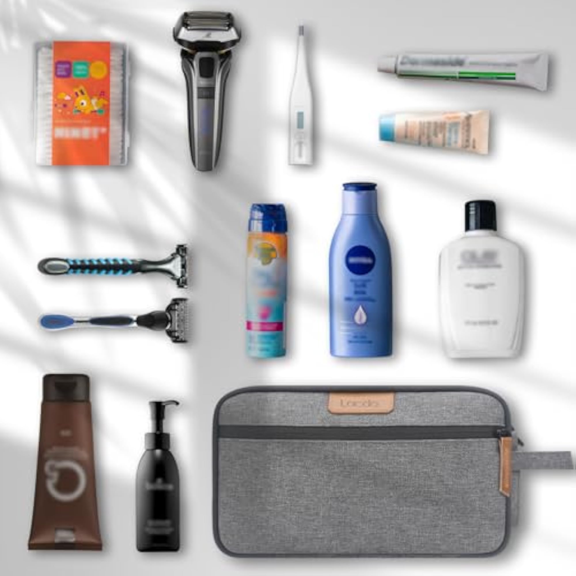 Men's Water-Resistant Toiletry Bag, Dopp Kit