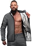 PESO LIGERO Y LOS BOLSILLOS CON CREMALLERA del traje de fitness para hombres y mujeres lo hacen ideal para el entrenamiento de MMA y boxeo, así como eficiente para llevar tus dispositivos durante los entrenamientos.