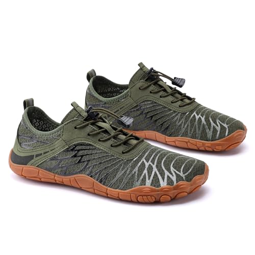 Image of Hike Barefoot Shoes for Women Men Breathable & Non-Slip Athletic Footwear Wide Toe Water Shoes,Designed for Walking,Running&Swimming