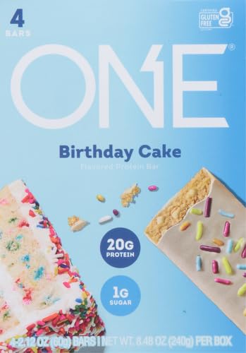 One Protein Bars Birthday Cake 2.12 Oz 4 Ct miniatura 2