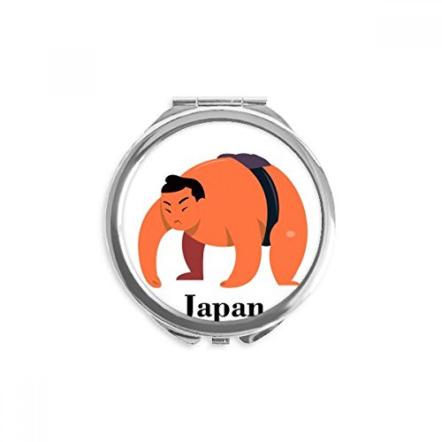 Miroir de maquillage sumo traditionnel cadeau idéal pour passionnés du Japon