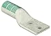 Burndy YA462N Two Hole Hylug Code Conductor Long Barrel Copper Compression Terminal, 1500 kcmil Conductor, 1/2" Stud Hole Size, 1-3/4" Stud Hole Spacing, 2.67" Tongue Width, 7.55" Length