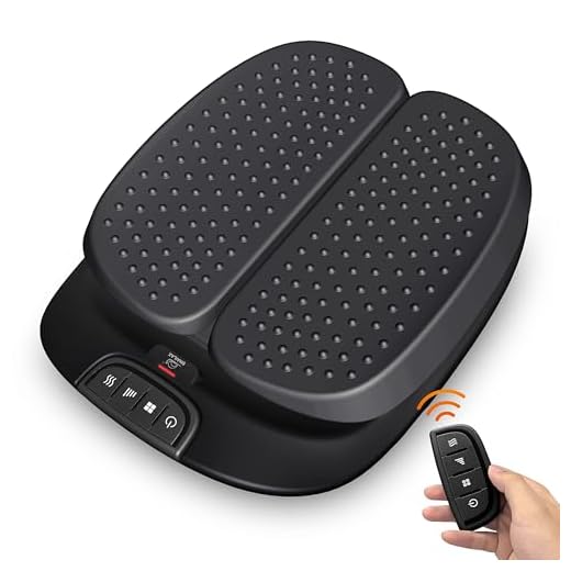 Snailax Heated Foot Massager with Remote