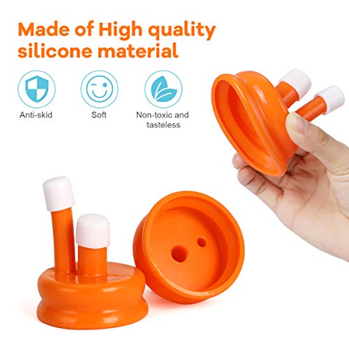 AIEVE Carboy Cap, 3 Pack Silicone Carboy Airlock Cap Fermentation Lids