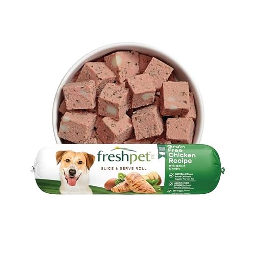 Freshpet Dog Food, Slice and Serve Roll, Grain Free Chicken Recipe, 1.5 Lb