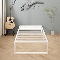 Amazon｜Lutown-Teen ベッドフレーム シングル ホワイト パイプベッド
