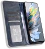 Funda Tipo Billetera de Cuero PU con Portatarjetas y Cierre Magnético para Vivo X100 Ultra 5G, Azul 4