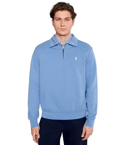 POLO RALPH LAUREN, Men's, Loopback Fleece Quarter-Zip Sweatshirt