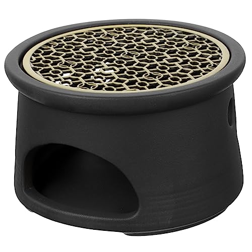 FELTECHELECTR Ceramic Teapot Warmer Candle Holder for Home Compact Melting Base for Tealight Candles Ceramic Design Present for Housewarming