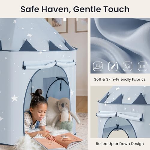 Image of Tiny Land 3-in-1 Kids Play Tunnel with Ball Pit & Tent, Pop-Up Crawl Toy | Foldable Indoor & Outdoor Play Set With Carry Bag, Breathable Mesh Design, Easy Setup, Gift For 2 Year Old Girls & Boys