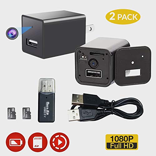 Hidden Spy Camera Charger - 2 Pack | Hidden Spy Camera | Hidden