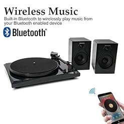 Tourne-Disque phonographe, Lecteur de Vinyle avec 2 Haut-parleurs stéréo séparés, Tourne-Disque Bluetooth, système HiFi… - Les Beatles, Paul McCartney, John Lennon, RIngo Starr, George Harrison Tourne-Disque phonographe, Lecteur de Vinyle avec 2 Haut-parleurs stéréo séparés, Tourne-Disque Bluetooth, système HiFi… – Image 5