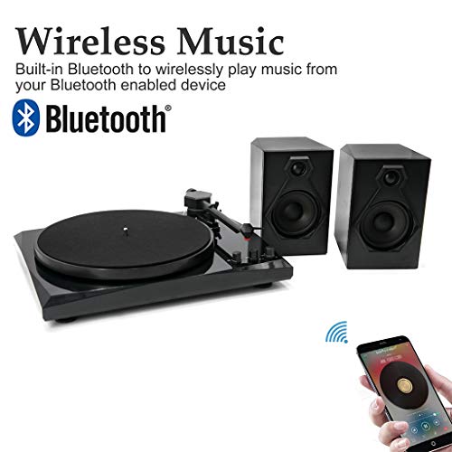 Tourne-Disque phonographe, Lecteur de Vinyle avec 2 Haut-parleurs stéréo séparés, Tourne-Disque Bluetooth, système HiFi… - Les Beatles, Paul McCartney, John Lennon, RIngo Starr, George Harrison Tourne-Disque phonographe, Lecteur de Vinyle avec 2 Haut-parleurs stéréo séparés, Tourne-Disque Bluetooth, système HiFi… – Image 6