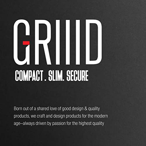 Griiid Airtag Wallet - Aluminum Credit Card Holder & Money Clip Wallet For Men With Apple Airtag Holder - Slim Minimalist Wallet - Rfid Blocking Smart Air Tag Wallet - (No Airtag Included) #TOP6