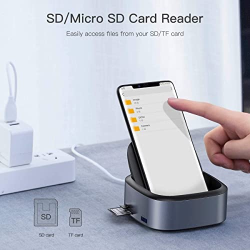 Baseus Docking Station, adattatore USB C a 4K HDMI...