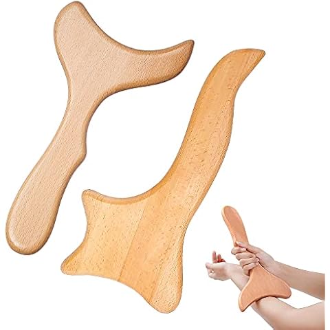 Krisler Wood Therapy Massage Tools - for Relax Muscles (2pc-A) Cover