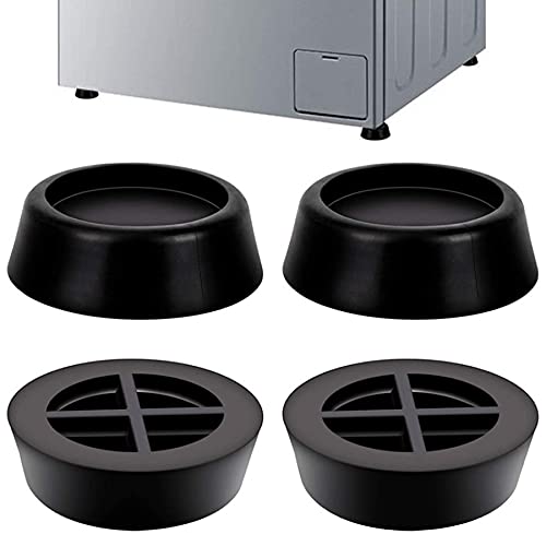 LONXAN Lot de 4 coussinets anti-vibrations universels pour machine à laver et sèche-linge Cover