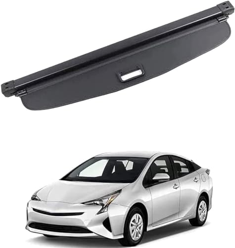 Cubierta de carga para Toyota Prius 2015-2021, estante retráctil de maletero de alta resistencia 2