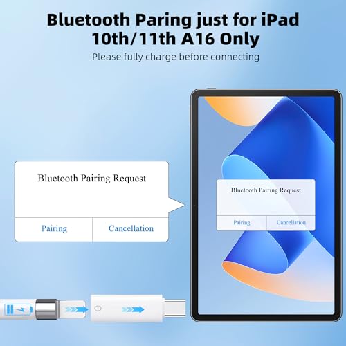 Adaptador USB C a Apple Pen 1 generación con emparejamiento Bluetooth 6