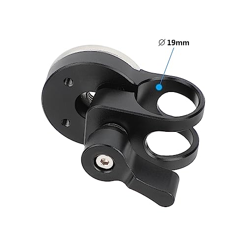 Image of CAMVATE 19mm Rod Clamp with ARRI-Style Rosette (Black)