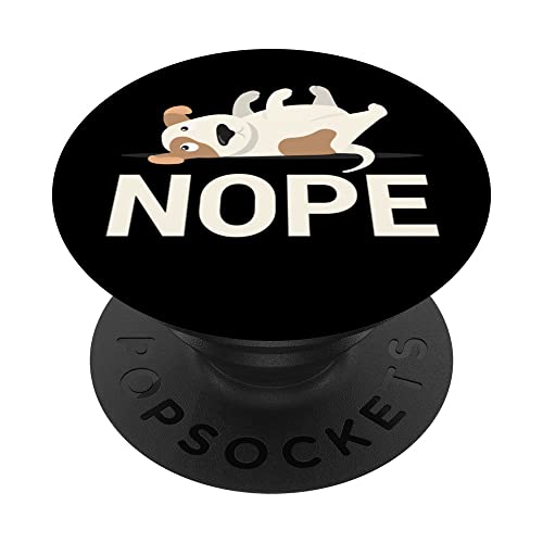 Nope Lazy Beagle Dog Owner Pet Lover Puppy Animal Paw Breed PopSockets Swappable PopGrip