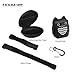 Nigaee for Apple Airpods Case Airpods Skin, Apple Airpods Accessories Airpods Cover[Extra Protection][Cute Design][Added Keychain, Carrying Case& Airpods Straps] Black