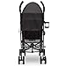 Jeep PowerGlyde Plus Stroller by Delta Children Lightweight Travel Stroller with Smoothest Ride, Aluminum Frame, 4-Position Recline, Extra Large Storage Basket, Black