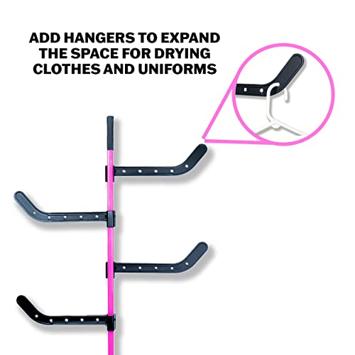 Wraparound Hockey Dry Stick Portable Equipment Drying Rack - Attaches to Hockey Sticks | Multipurpose Clothing Bags Sports Gear Drying System (4-Pack) - Thumbnail 4