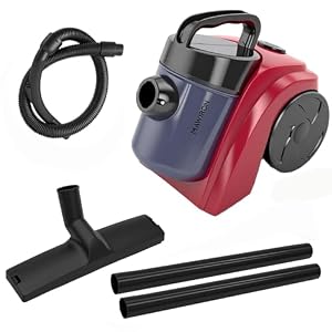 Squaeltirs Leistungsstarker Staubsauger für den Haushalt, 800W Starke Saugleistung, 2-in-1-Bürste für Hartböden & Teppiche, leicht & leise