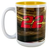 Sparta Pewter Joey Logano 2026 Shell #22 Coffee Mug 15oz With Color Interior