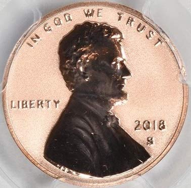 2018 S Reverse Proof Lincoln Cent Cent PF1