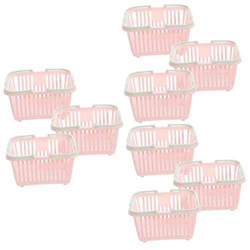 HOLIDYOYO 9 Pçs Cesto De Armazenamento Cesto De Armazenamento Para Brinquedos Cesta Para Compras De