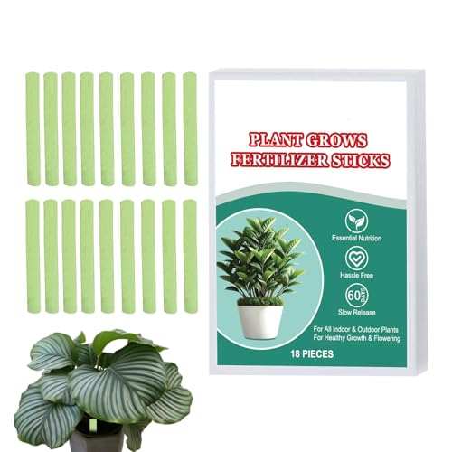 Alfileres de fertilizantes, Palos de fertilizantes para plantas | 18X Natural Fertilizante Palos Nutrición,Picos de fertilizantes de árboles frutales, fertilizante universal para plantas de interior y